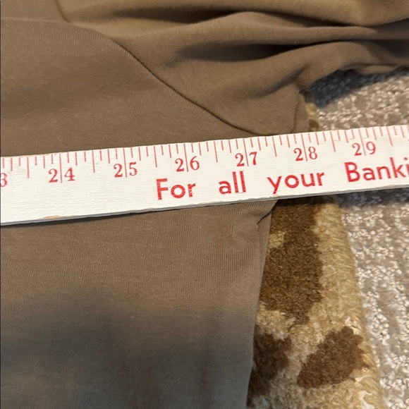 NWT J. Jill Perfect Pima v-neck elbow sleeve tee Shirt Top Womens 4X Shitake - Picture 7 of 8